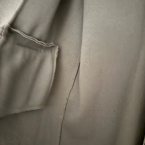 Lulu's Classic Gray Wool Pea Coat - Picture 4 of 4